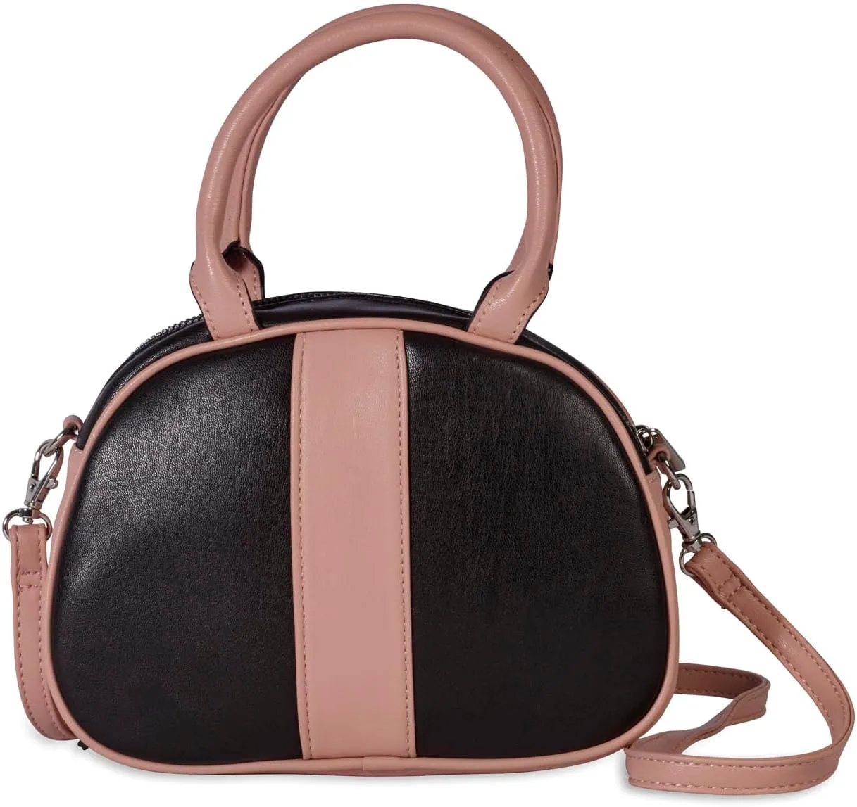 Forever 21 Women's Multicolor Satchel With Crossbody Strap
