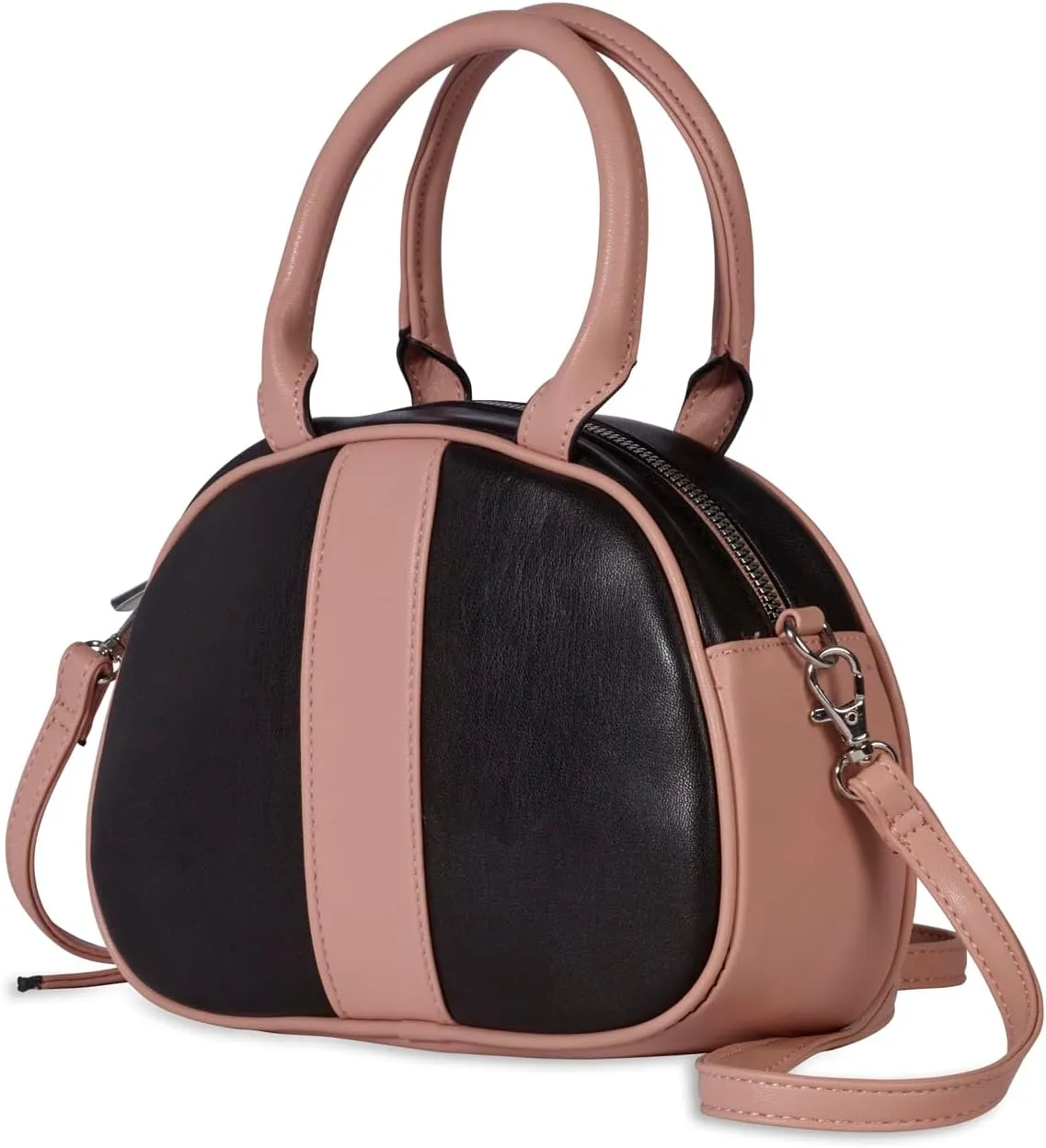 Forever 21 Women's Multicolor Satchel With Crossbody Strap