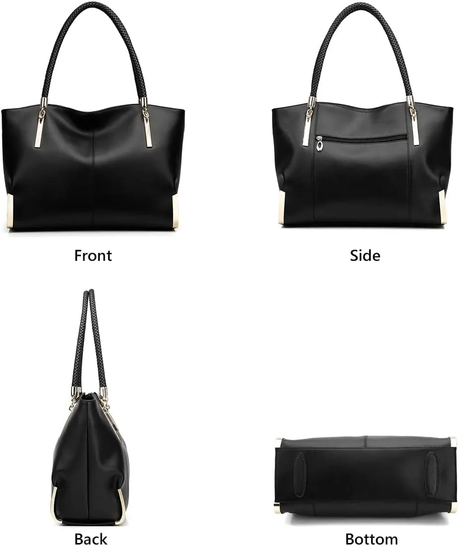 FOXLOVER Large Capacity Tote Handbags for Women, Women's Top-handle Bags Fashion Shoulder Bags Purses Minimalist design