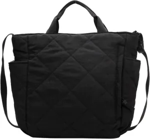Fozehlad Quilted Tote Bag for Women Puffy Padding Satchel Hobo Purse Shoulder Handbag for Trendy