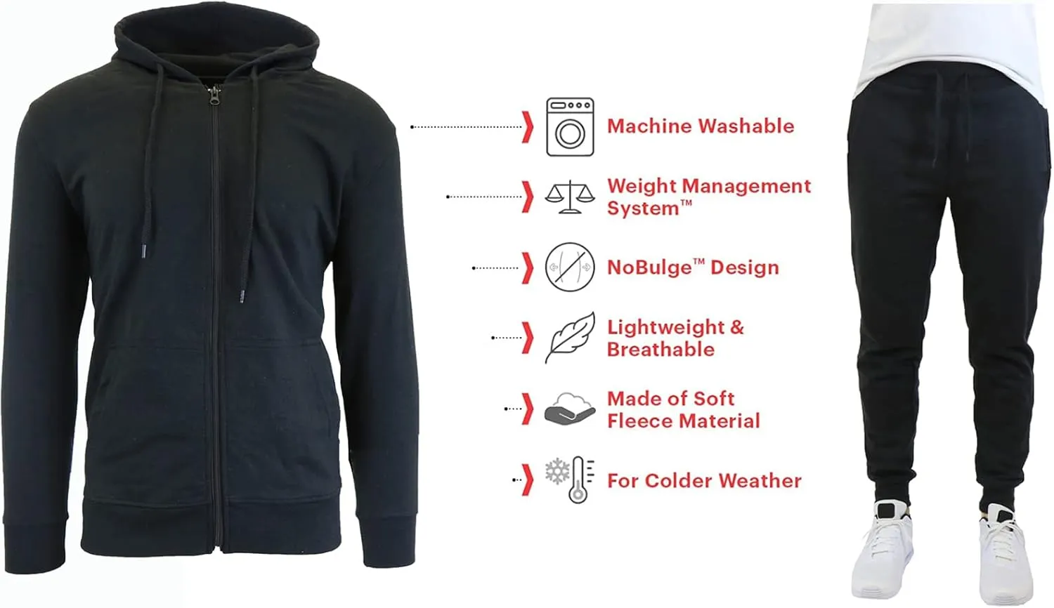 French Terry Hoodie and Jogger Sets