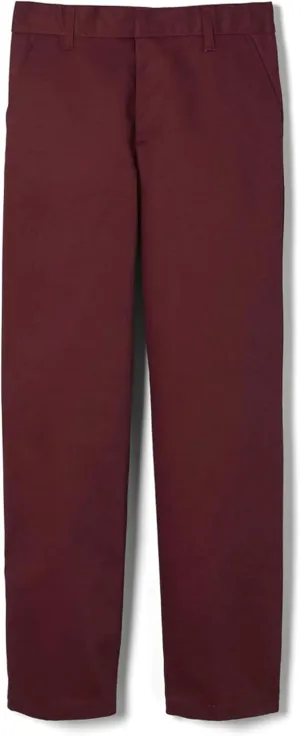 French Toast Boys' Relaxed Fit Twill Pant with Adjustable Waist (Standard, Slim & Husky)