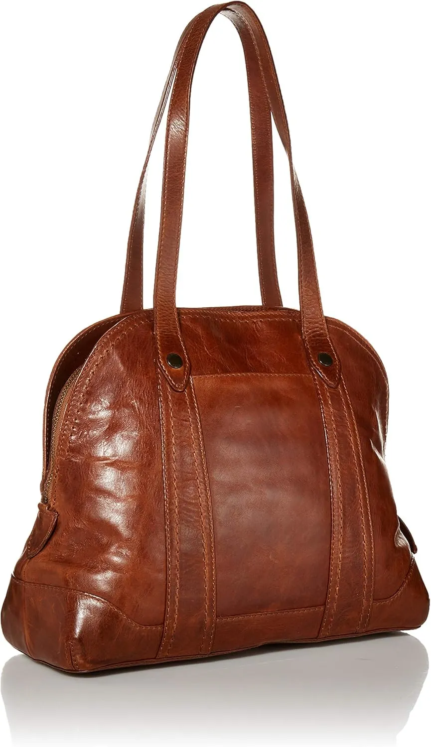Frye Melissa Leather Domed Zip Satchel