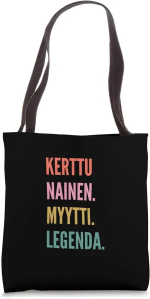 Funny Finnish First Name Design - Kerttu Tote Bag