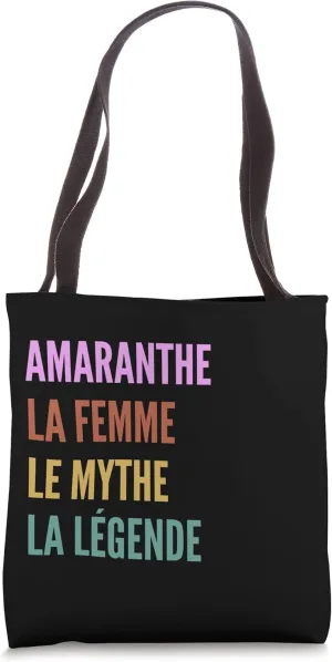 Funny French First Name Design - Amaranthe Tote Bag