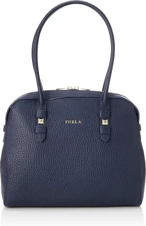 Furla JOANN M SATCHEL Women's Shoulder Bag, BLU d (1007-B1U00)