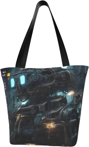 Future Robot Cross-body Shoulder Bag, Women's One-shoulder Handbag, Weekend Travel Shopping and Playing Shoulder Bag