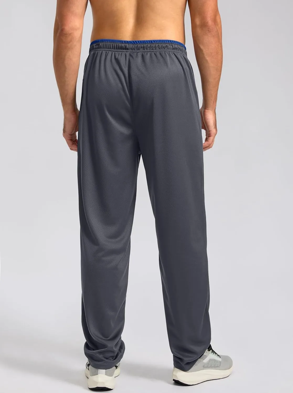 G Gradual Men's Sweatpants Mesh Lightweight with Zip Pockets Breathable Quick Dry Athletic Pants for Workout Running