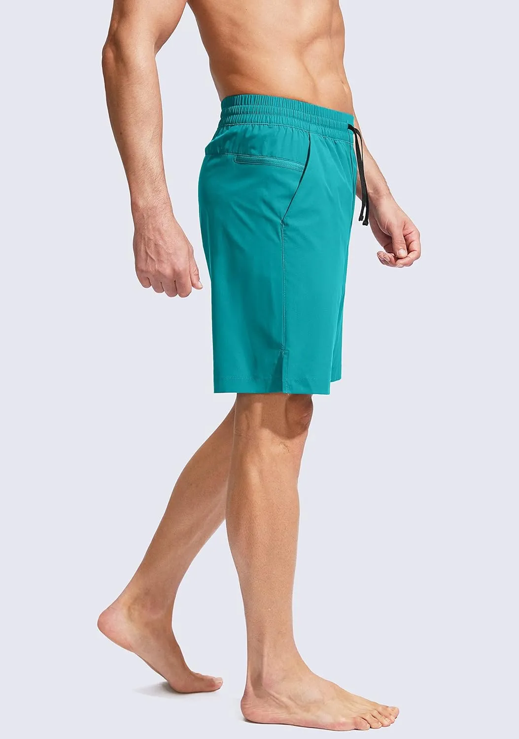 G Gradual Men's Swim Trunks Quick Dry Bathing Suit Beach Board Shorts for Men with Zipper Pockets and Mesh Lining
