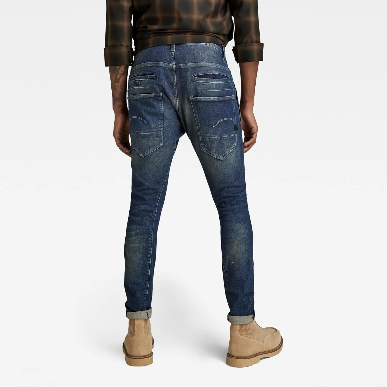 G-Star Raw Men's 3301 Straight Fit Jean In Vant Stretch Denim