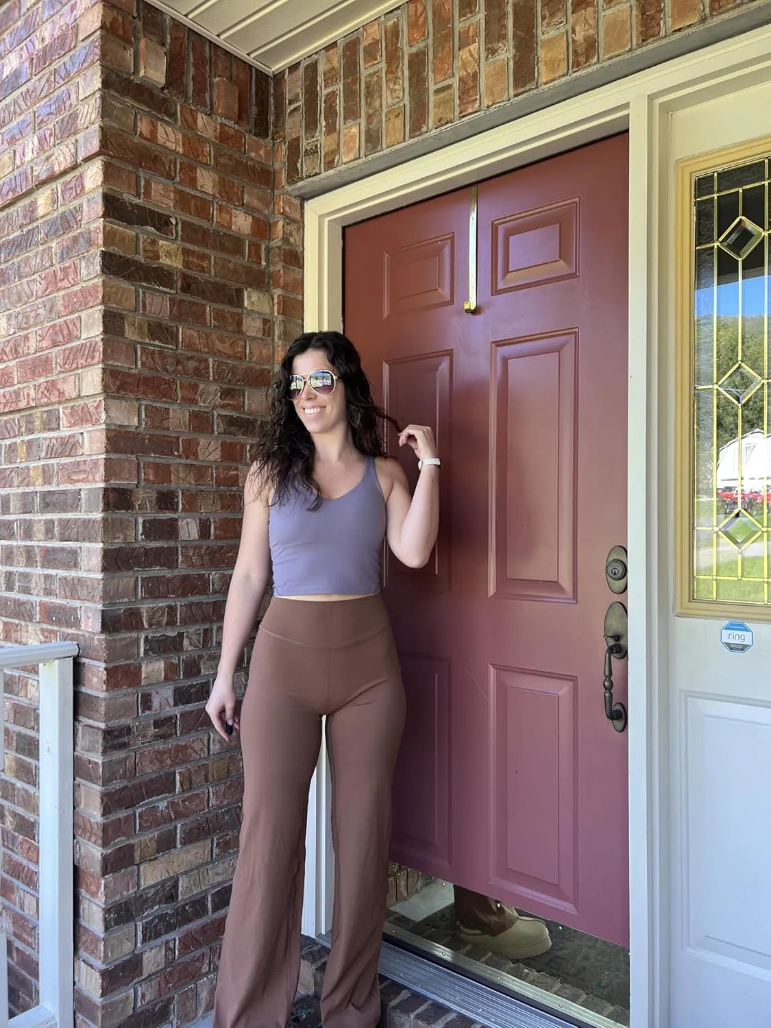 G4Free Barefeel Wide Leg Pants for Women High Waisted Loose Casual Dress Work Yoga Pants 29"/31"/33"