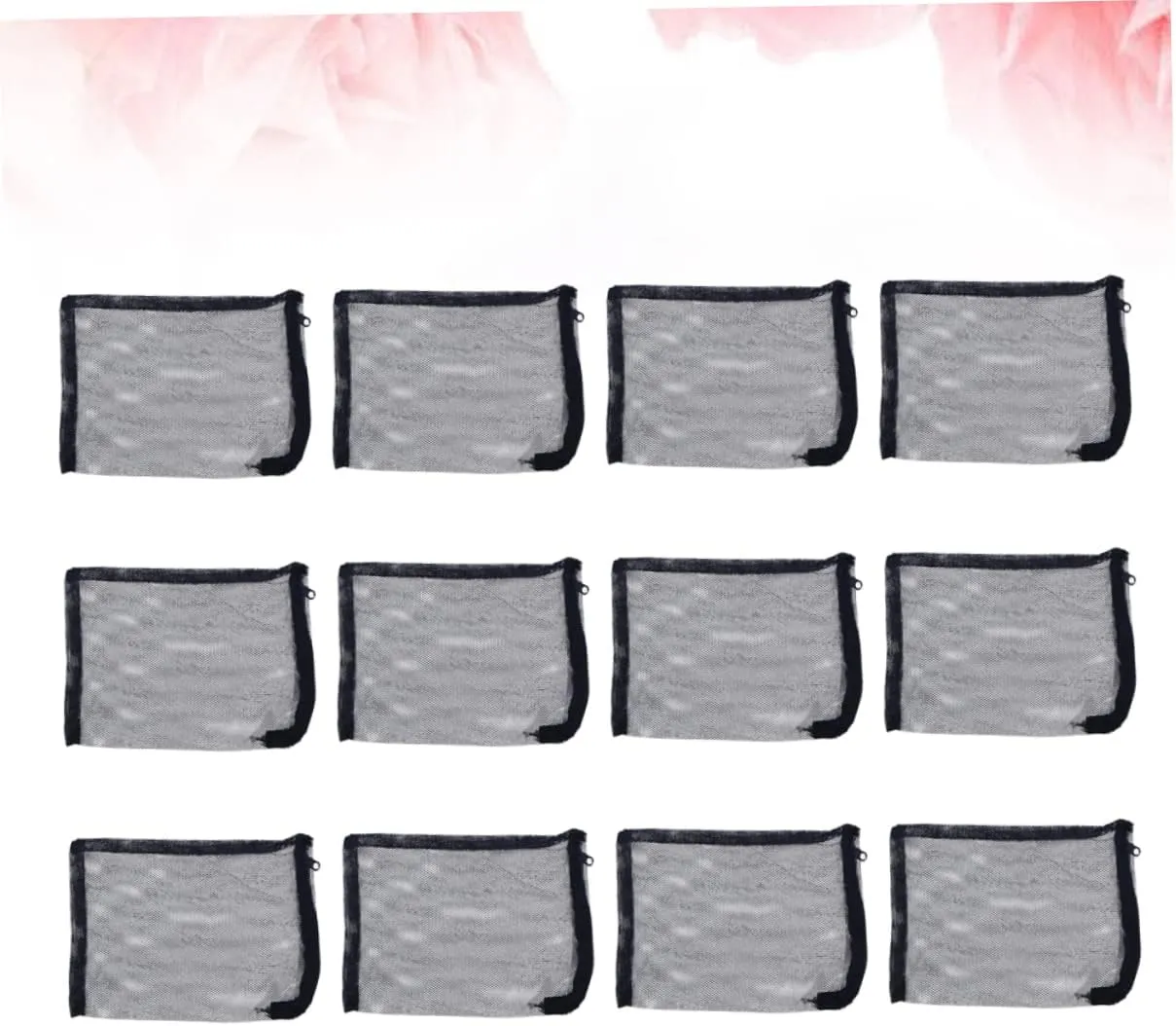 GALPADA 12pcs Nylon Bag Filtration Aquarium Media Bag Pond Bag Fish Tank Media Bag Small Mesh Bag Bag Aquariums Aquarium Canister Aquatic Bag Black
