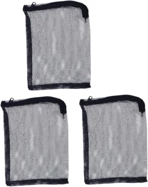 GALPADA 12pcs Nylon Bag Filtration Aquarium Media Bag Pond Bag Fish Tank Media Bag Small Mesh Bag Bag Aquariums Aquarium Canister Aquatic Bag Black