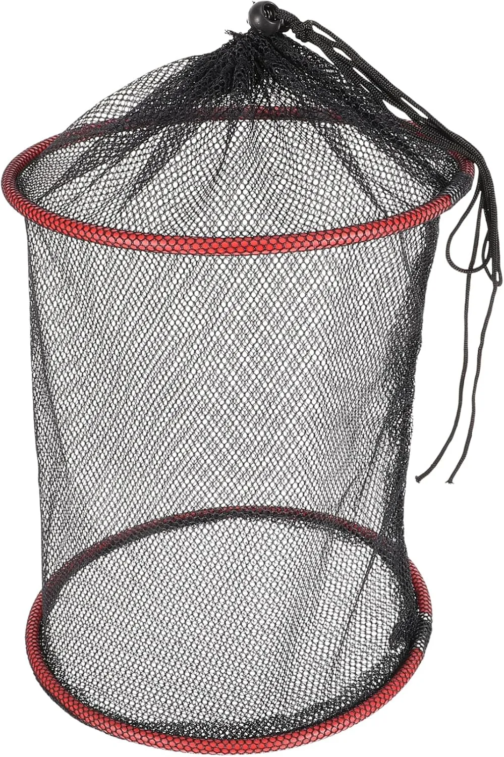 GANAZONO Small Portable Foldable Fishing Net Fish Minnow Crawdad Net Crab Floating Fish Cage Fishing Basket Pool