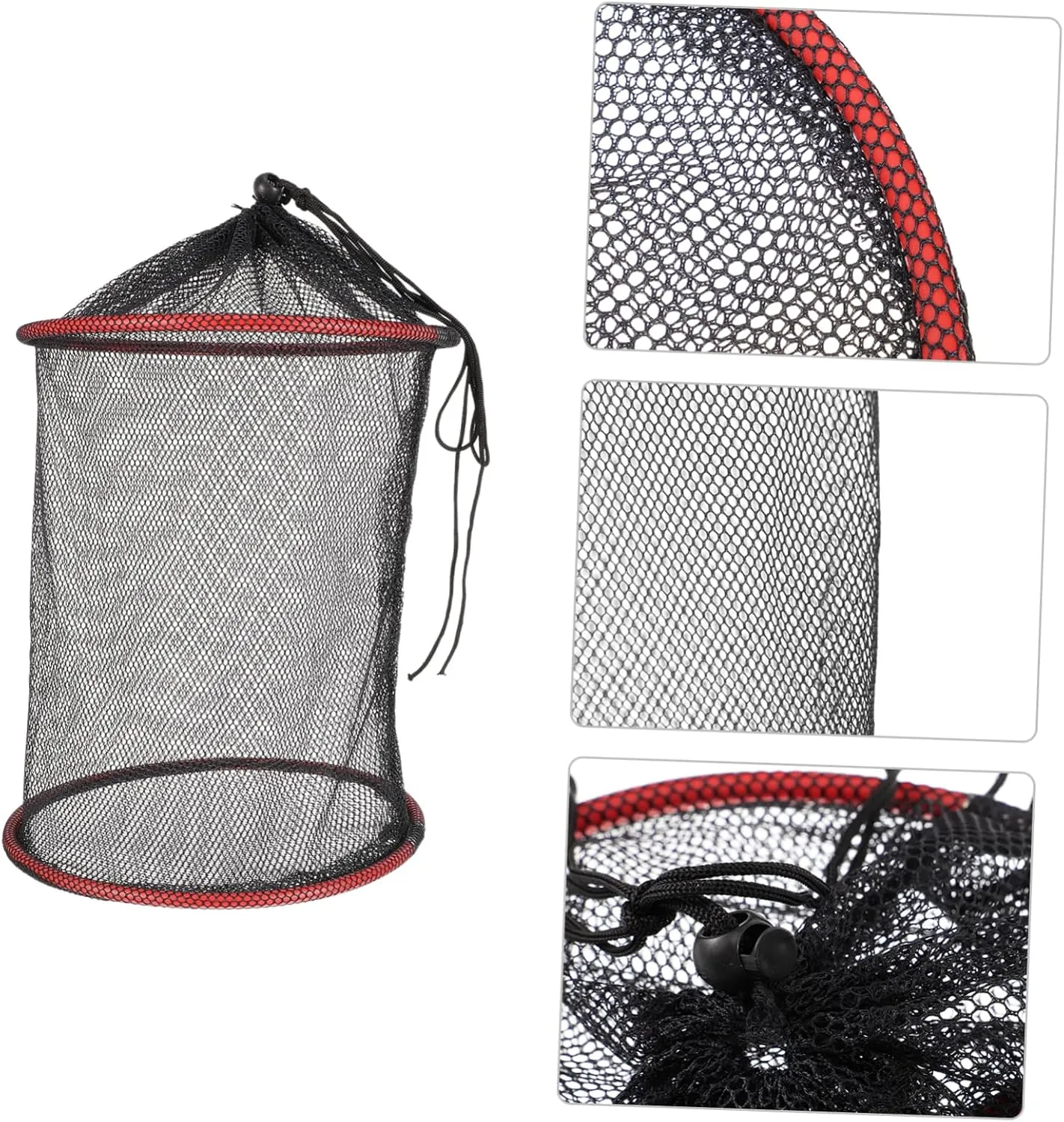 GANAZONO Small Portable Foldable Fishing Net Fish Minnow Crawdad Net Crab Floating Fish Cage Fishing Basket Pool