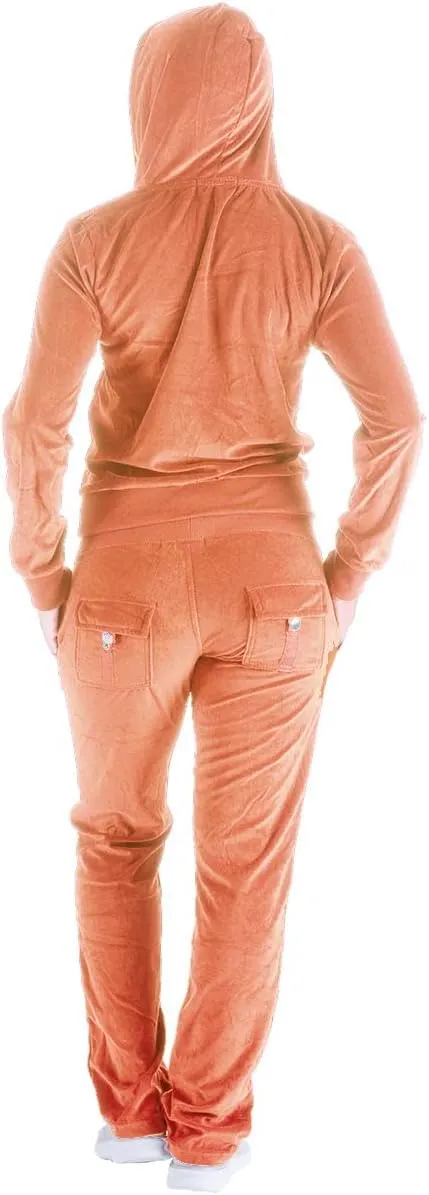 Gary Com 2 PCS Outfits Women's Fleece Sherpa Lined Sweatsuits Long Sleeve Hoodie and Sweat Pants Winter Warm Tracksuit Set