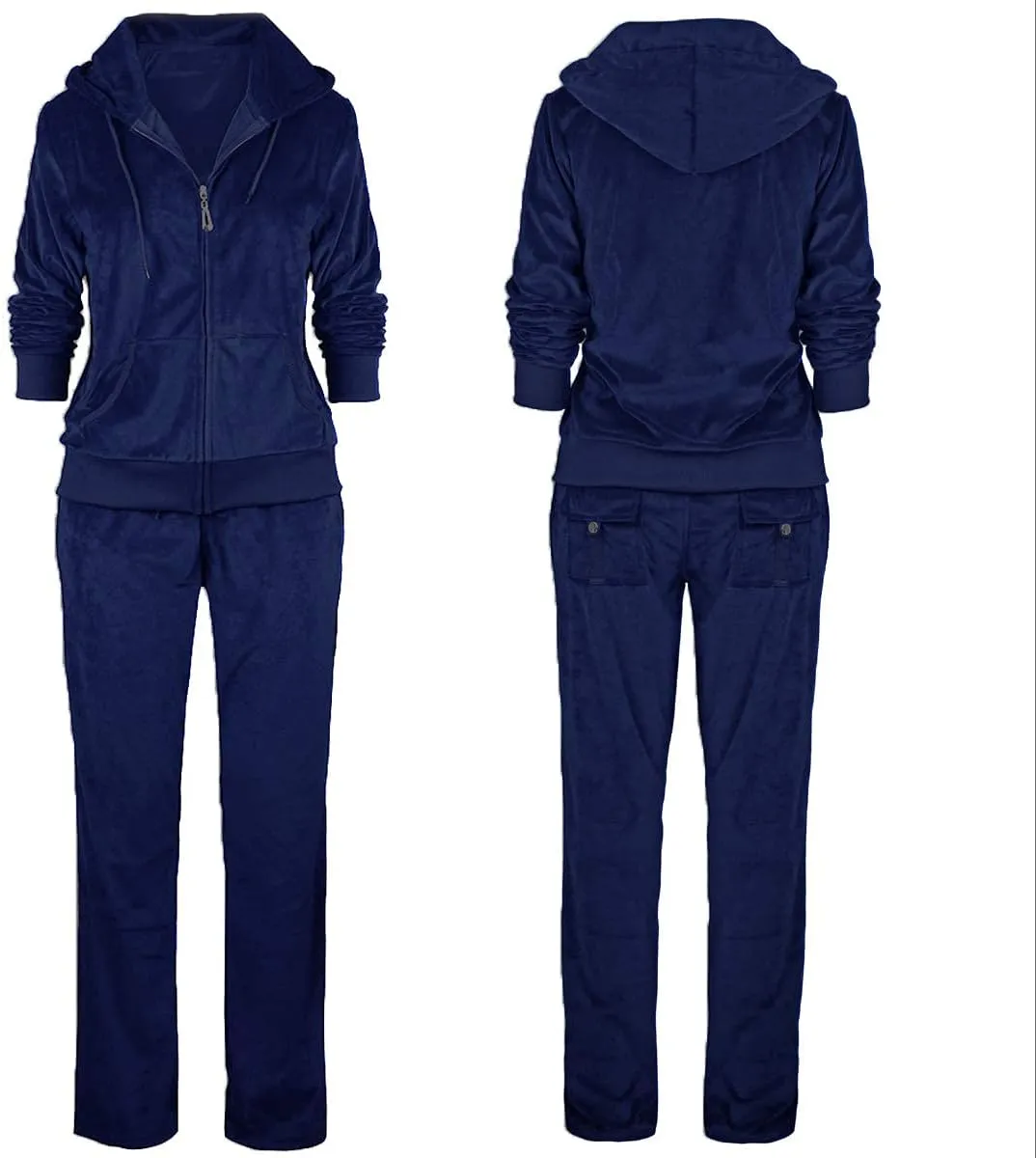 Gary Com 2 PCS Outfits Women's Fleece Sherpa Lined Sweatsuits Long Sleeve Hoodie and Sweat Pants Winter Warm Tracksuit Set