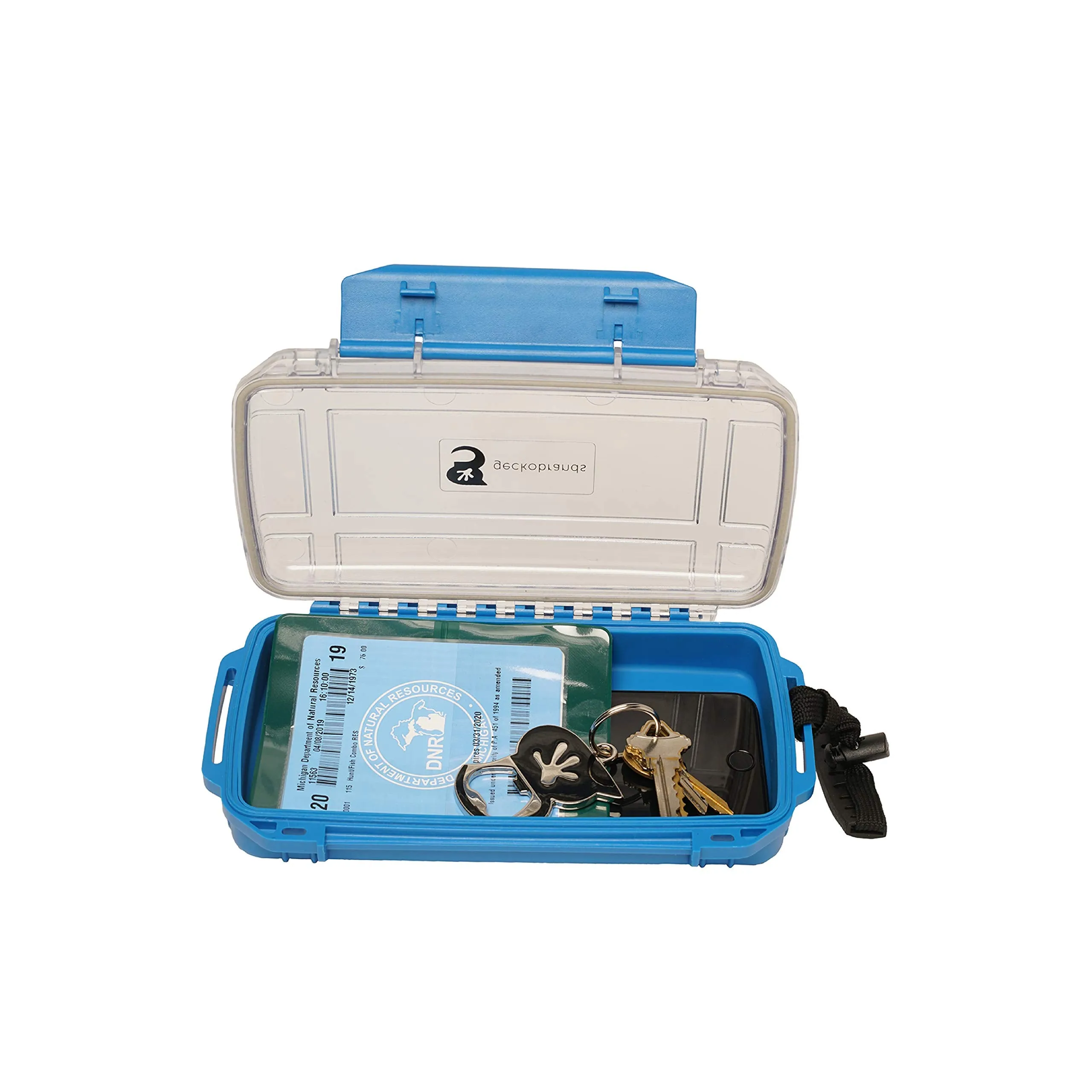 Geckobrands Waterproof Dry Box, Single Latch