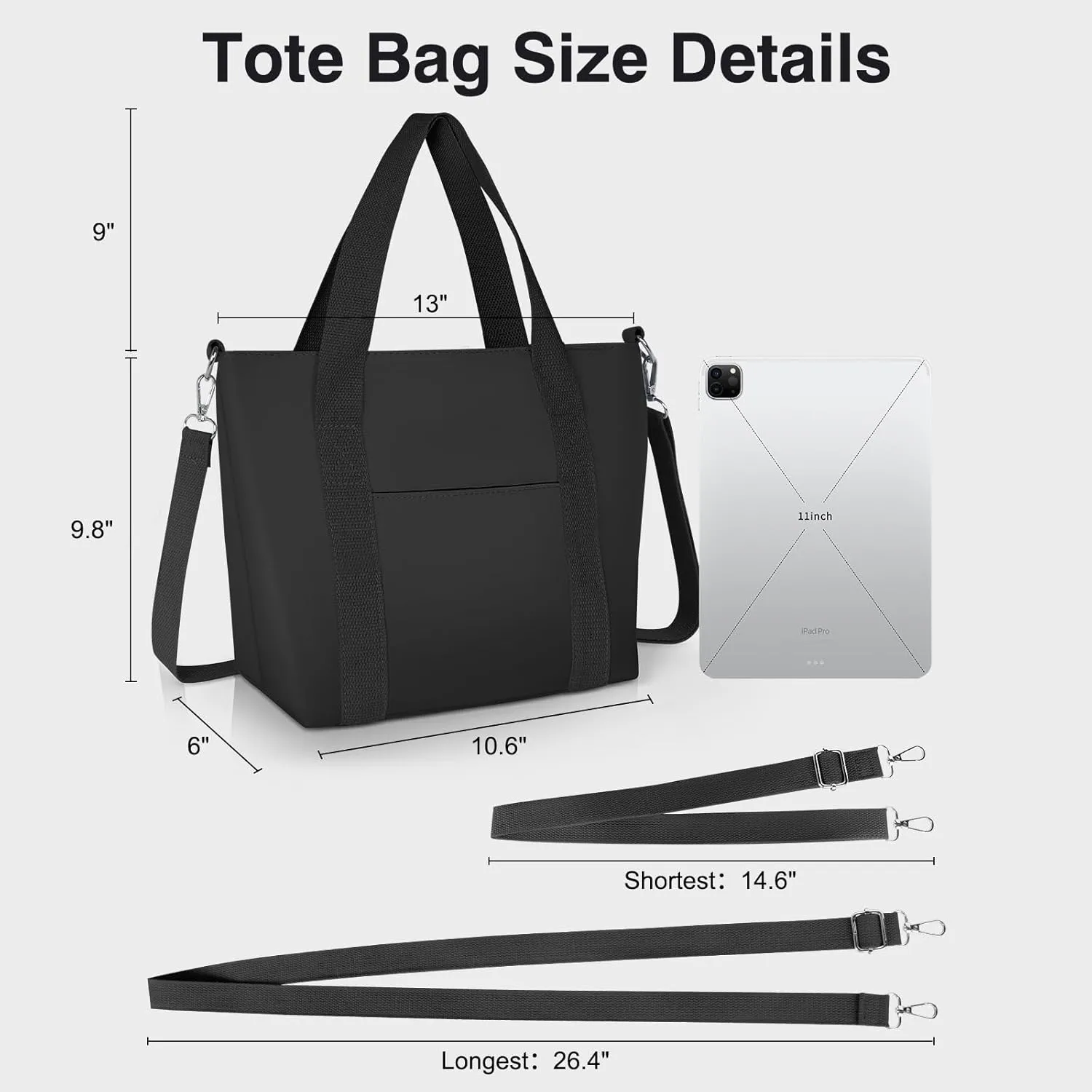 Geestock Small Tote Bag for Women with Zipper, Cute Casual Tote Purse Bag, Waterproof Top Handle Shoulder Crossbody Handbag