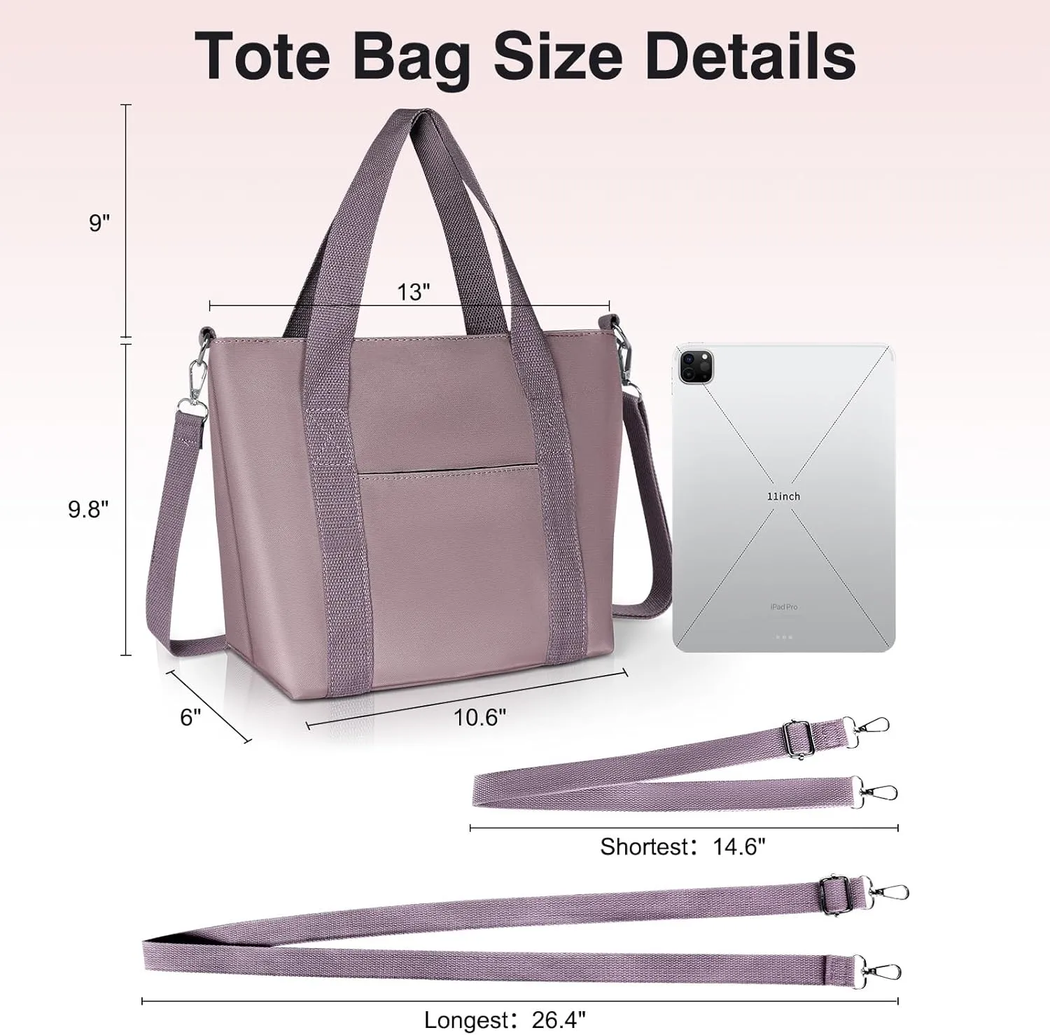Geestock Small Tote Bag for Women with Zipper, Cute Casual Tote Purse Bag, Waterproof Top Handle Shoulder Crossbody Handbag