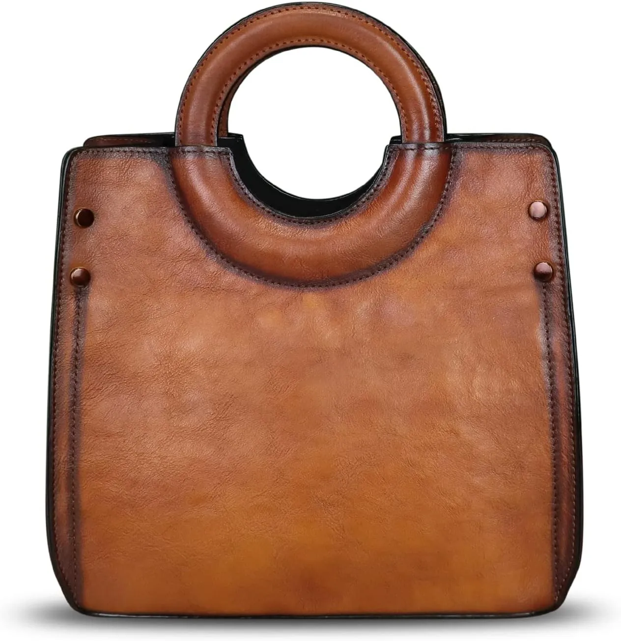 Genuine Leather Handbags for Women Vintage Real Leather Fashion Messenger Bag Shoulder Bag Crossbody Bag Satchel Purse