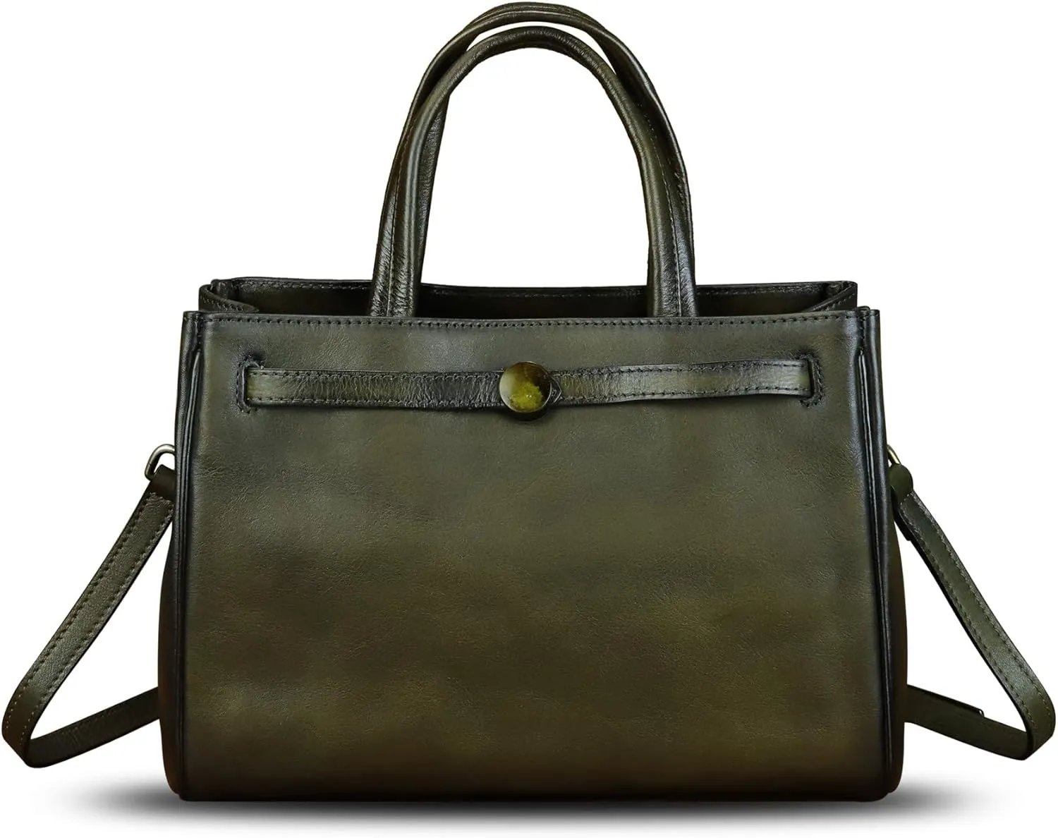 Genuine Leather Handbags for Women Vintage Real Leather Messenger Bag Shoulder Bag Crossbody Bag Satchel Purse
