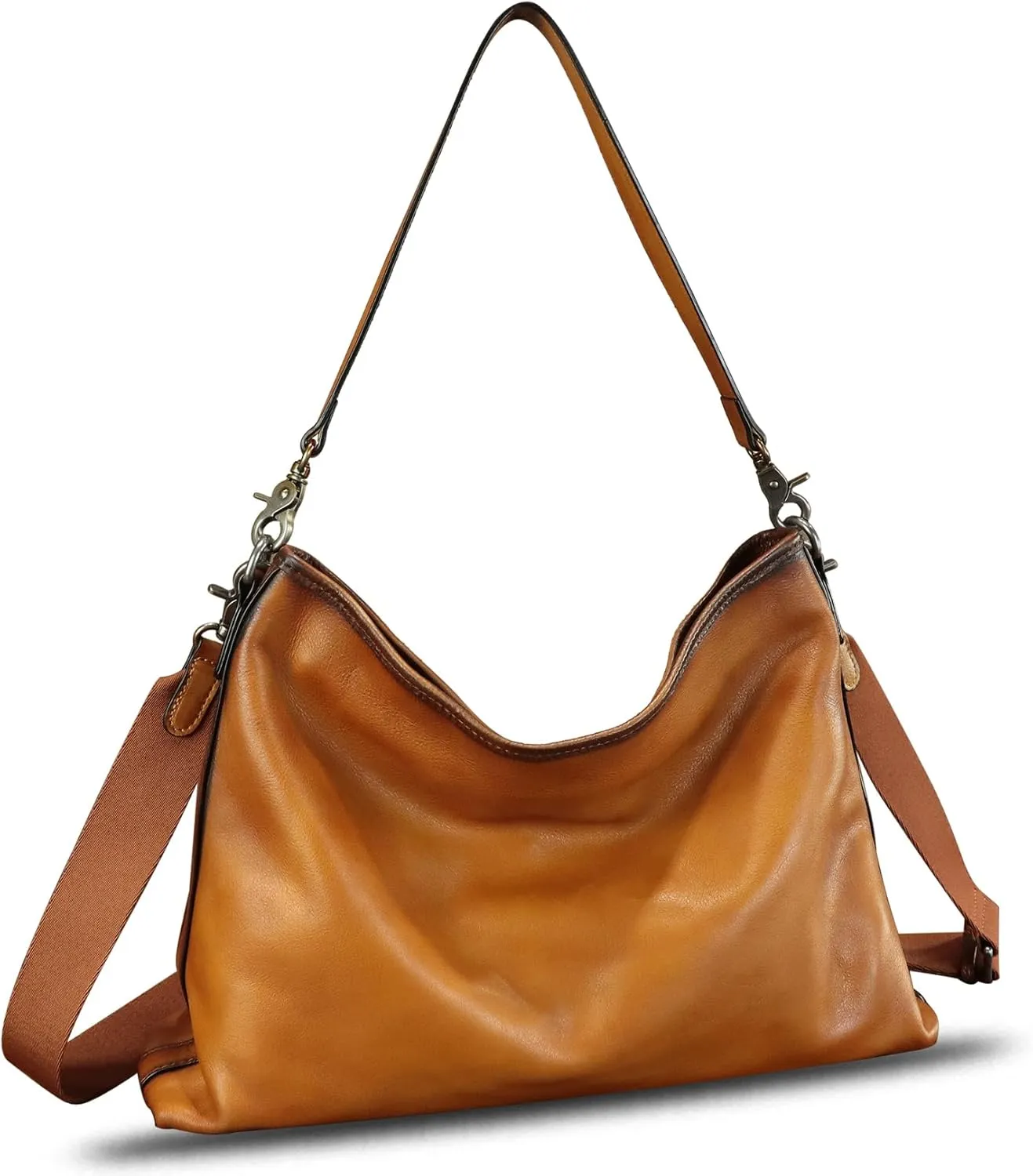 Genuine Leather Hobo Bag for Women Tote Bag Vintage Handmade Shoulder Bag Crossbody Bag Satchel Purses