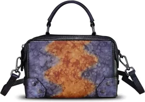 Genuine Leather Satchel for Women Purse Vintage Handmade Top Handle Handbag Retro Designer Crossbody Bag Purse