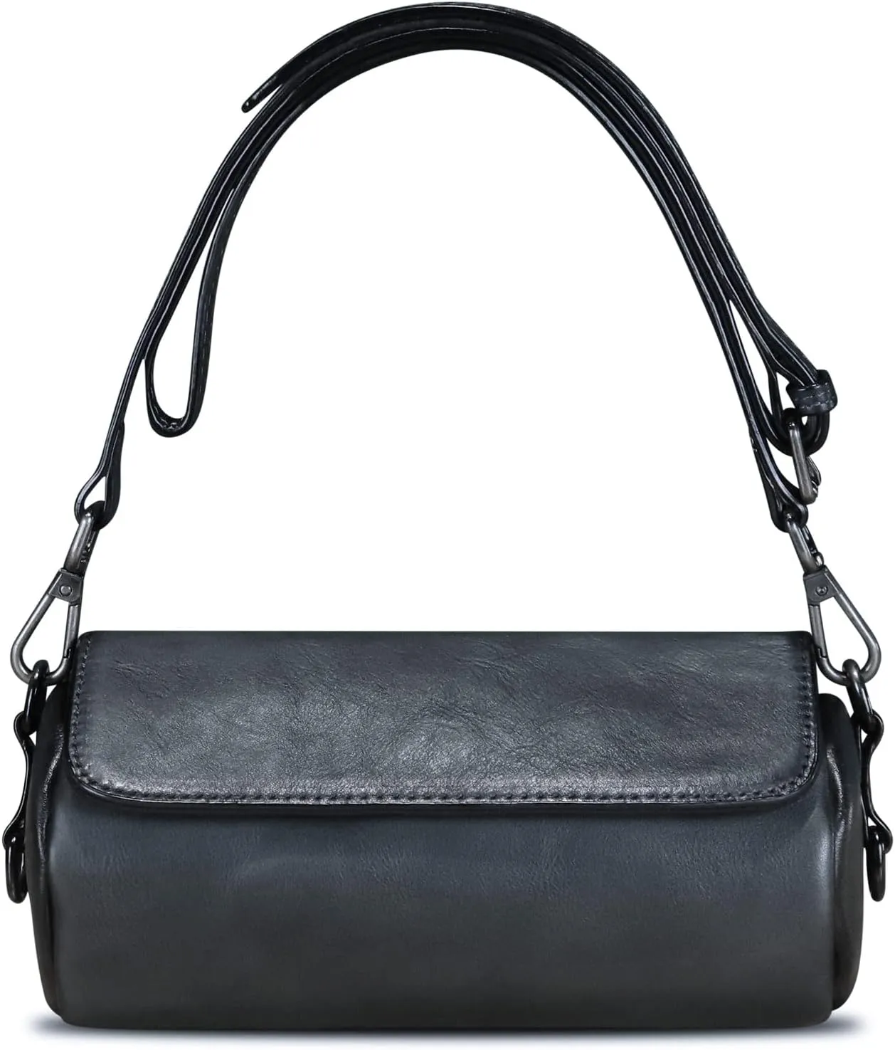 Genuine Leather Satchel for Women Vintage Shoulder Purse Handmade Handbag Retro Small Crossbody Bag