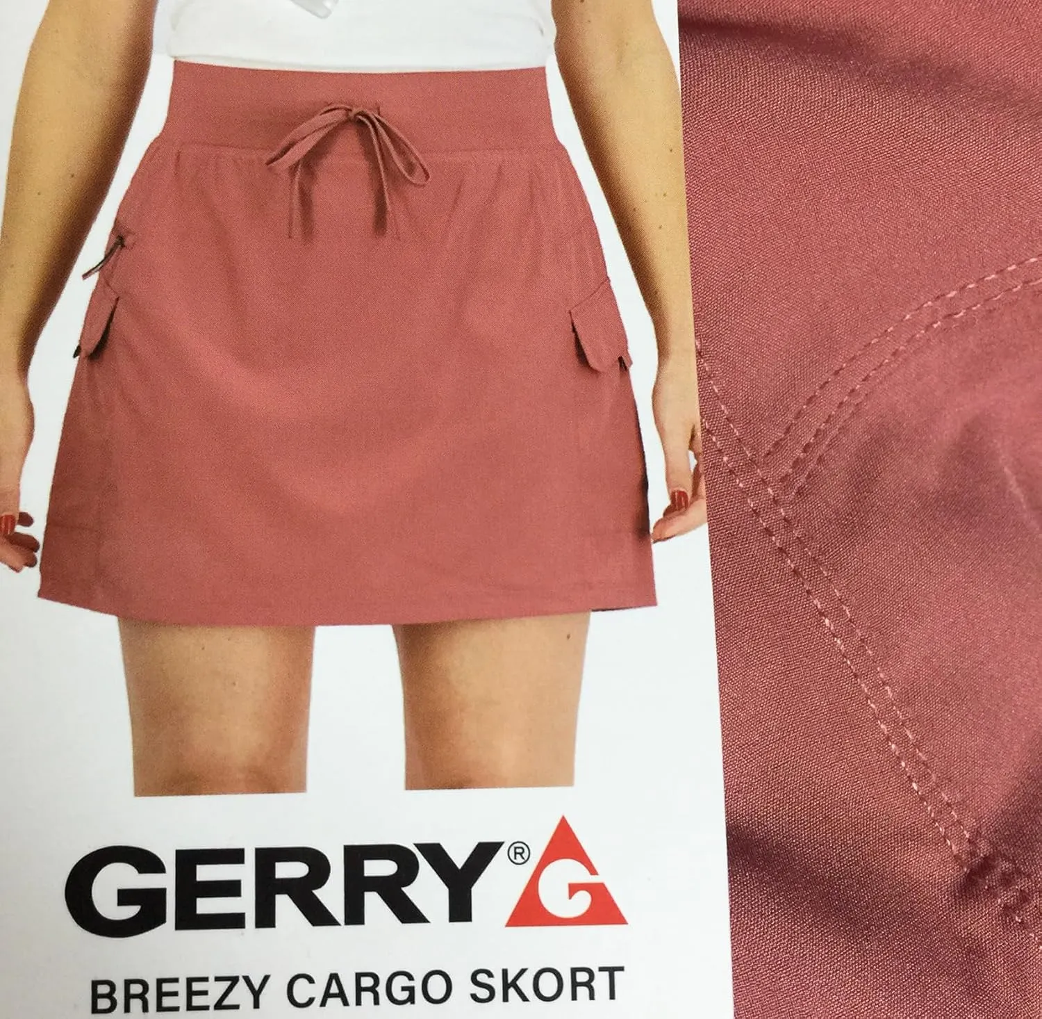 Gerry Women's Breezy Cargo Drawstring Skort