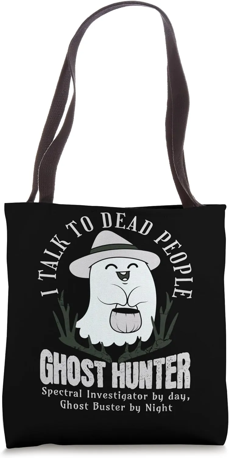 Ghost Hunter Design Paranormal Investigation Tote Bag