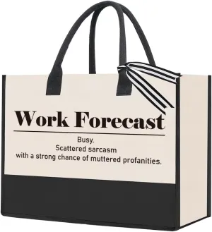 Gifts for Coworkers Female Boss Gifts for Women Office Decor Thank You Gifts for Women Funny Coworker Boss Lady Administrative Assistant Nurse Employee Teacher Appreciation Birthday Gifts Tote Bag