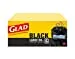 Glad Black Garbage Bags - Large 90 Litres - ForceFlex, Drawstring, 24 Trash Bags