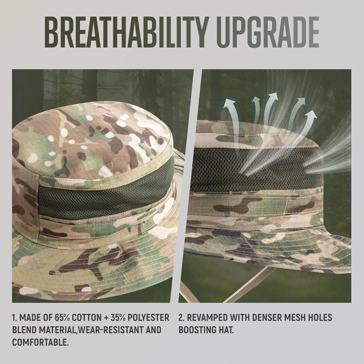 GLORYFIRE Boonie Hat Military Tactical Boonie Hats for Men Women Hunting Fishing Outdoor