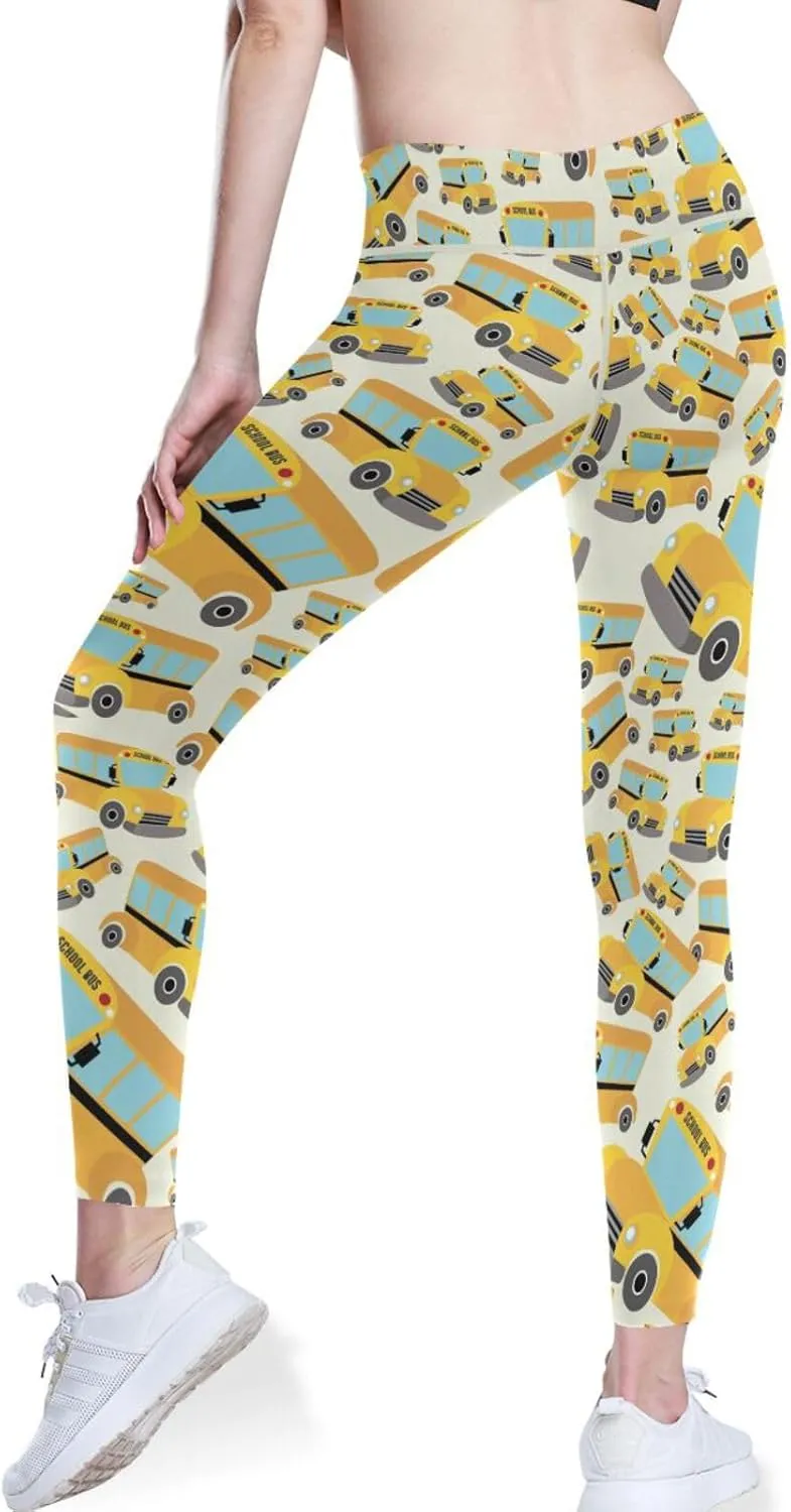 Gold Tribal Arrow High Waisted Leggings for Women - Full Length Capri Buttery Soft Yoga Pants for Workout Athletic