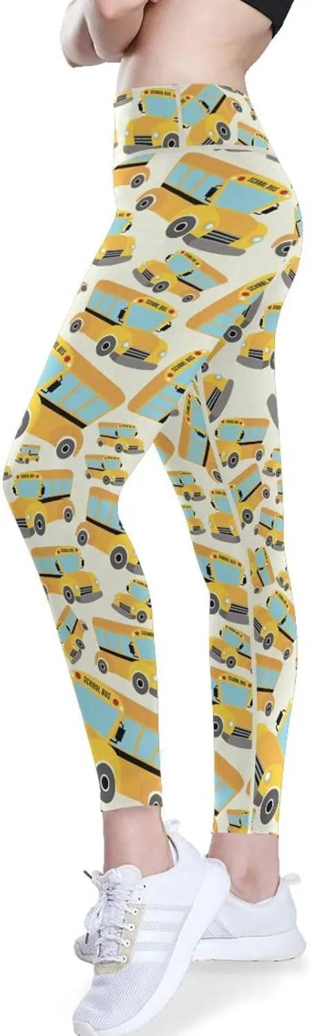 Gold Tribal Arrow High Waisted Leggings for Women - Full Length Capri Buttery Soft Yoga Pants for Workout Athletic