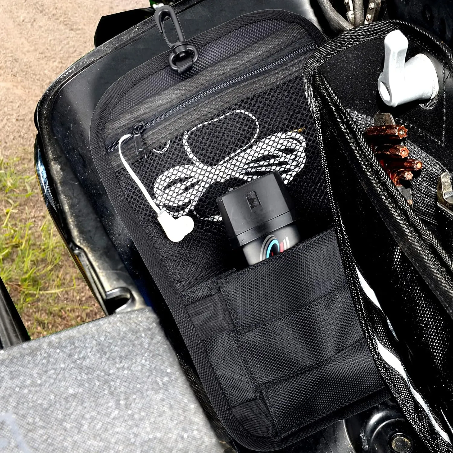 Goldfire Saddlebag Organizer for Road Glide, Internal Tool Storage Porch Saddle Bag Fits for Harley Touring Road King Street Electra Glide 1980-2024 Motorcycle Accessory