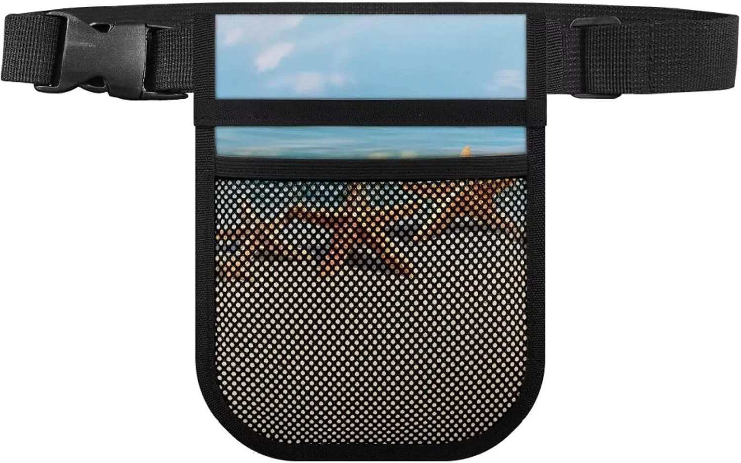 Gomyblomy Beach Starfish Nurse Fanny Pack for Women Men, Kit Practical Nursing Waist Pack with Adjustable Waist Strap, Large Capaciy Nurse Tool Belt Organizer for Medical Supplies