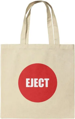 GRAPHICS & MORE Red Eject Button Design Funny Grocery Travel Reusable Tote Bag
