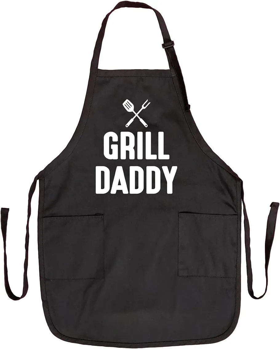 Grill Daddy - Grill Apron - Funny Apron - Funny Grill Apron