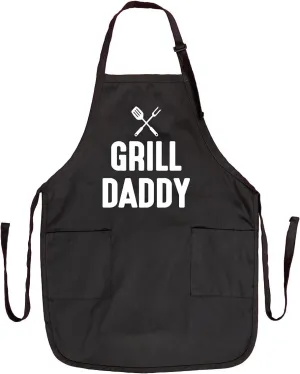 Grill Daddy - Grill Apron - Funny Apron - Funny Grill Apron