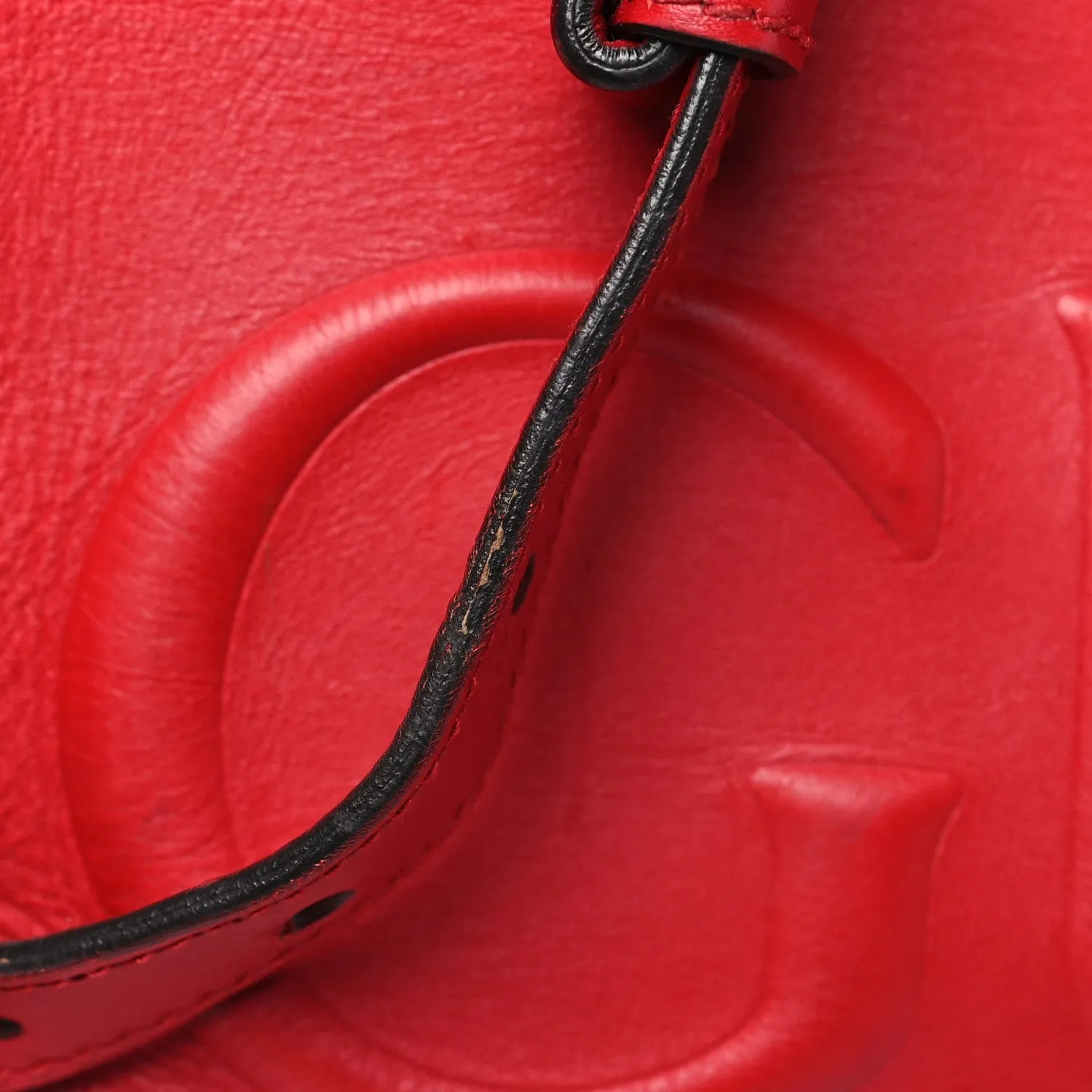 Gucci Xl Unique Easy returns Embossed Tote Calfskin Medium