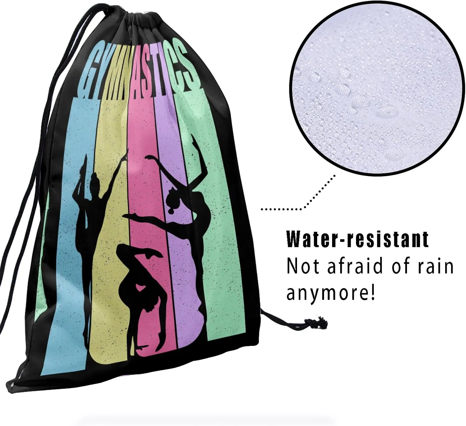 Gymnastics Grip Bag for Gymnasts Gymnastic Drawstring Bag Gym Athlete Bag