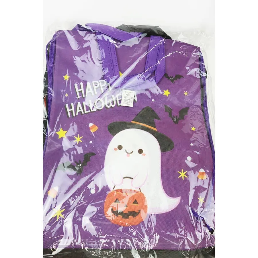 Halloween Theme Drawstring Reusable Backpack