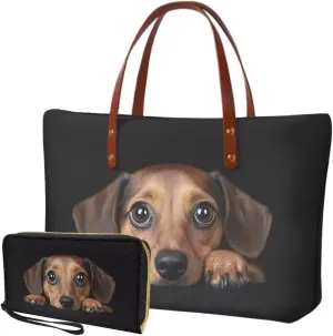 Handbag Tote Hobo Bag for Women Large Shoulder Purse Top Handle Satchel Bag with Matching Wallet for Ladies
