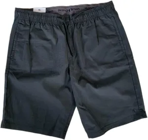 Hang Ten Men's Walkshorts - Drop in in Black | Drop in, XX-Large