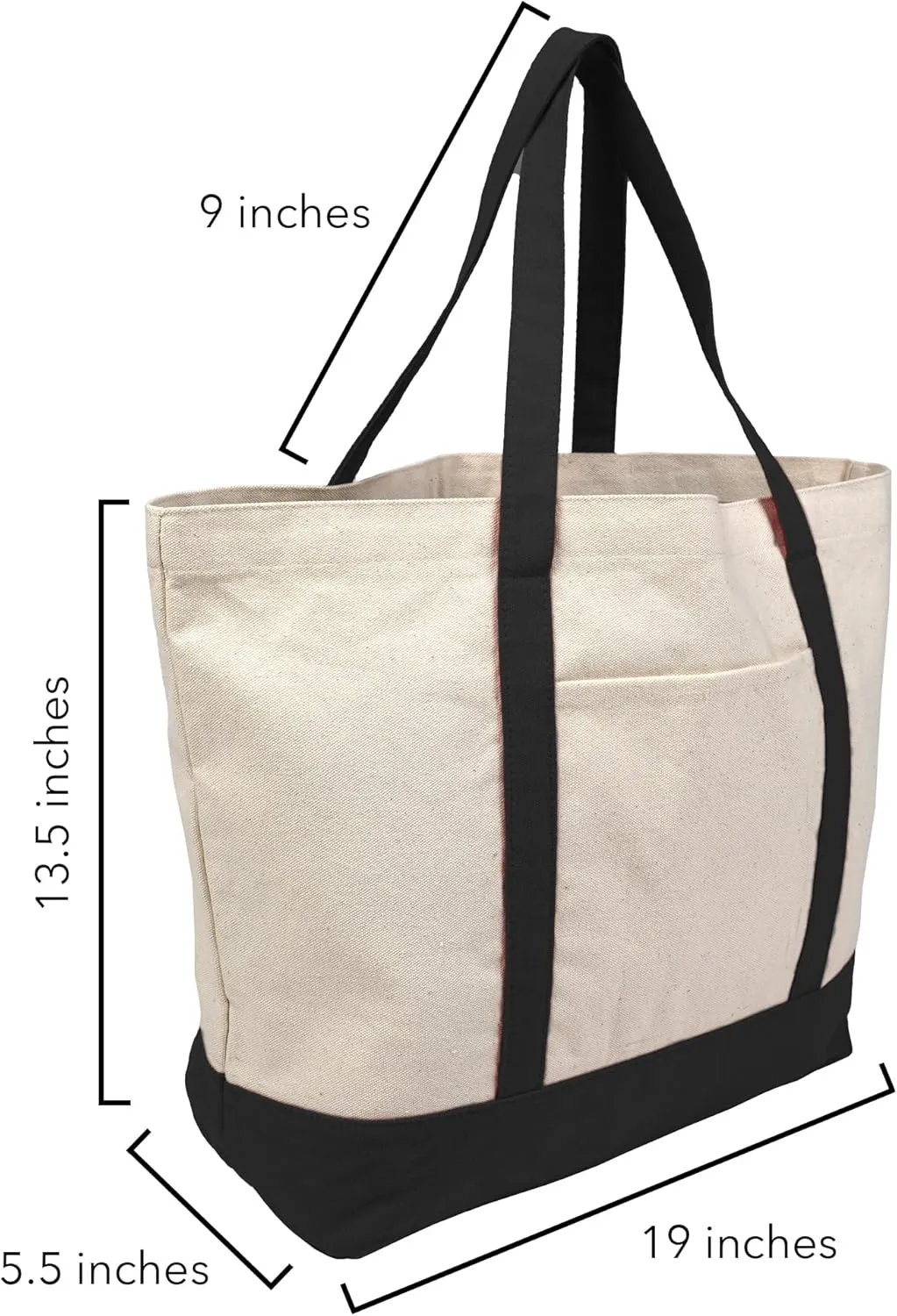 Harry Potter Hogwarts Arch, Tote Bag With External Pocket, Reusable Shoulder Bag for Shopping, Beach, Royal Collection