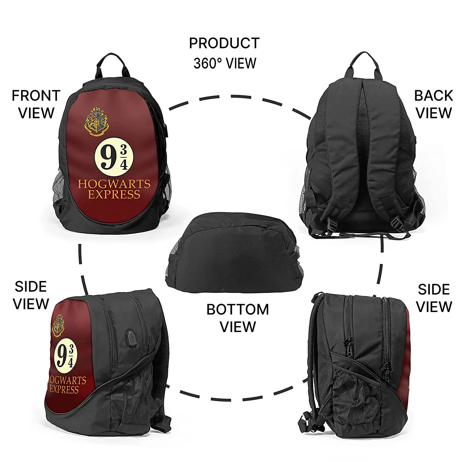Harry Potter - Multicolor Design Backpacks