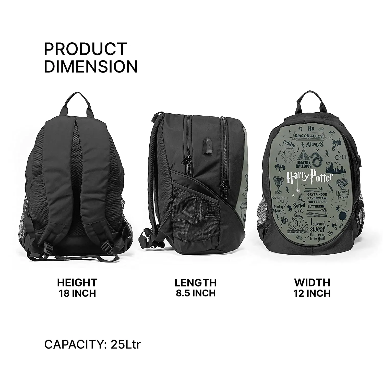 Harry Potter - Multicolor Design Backpacks