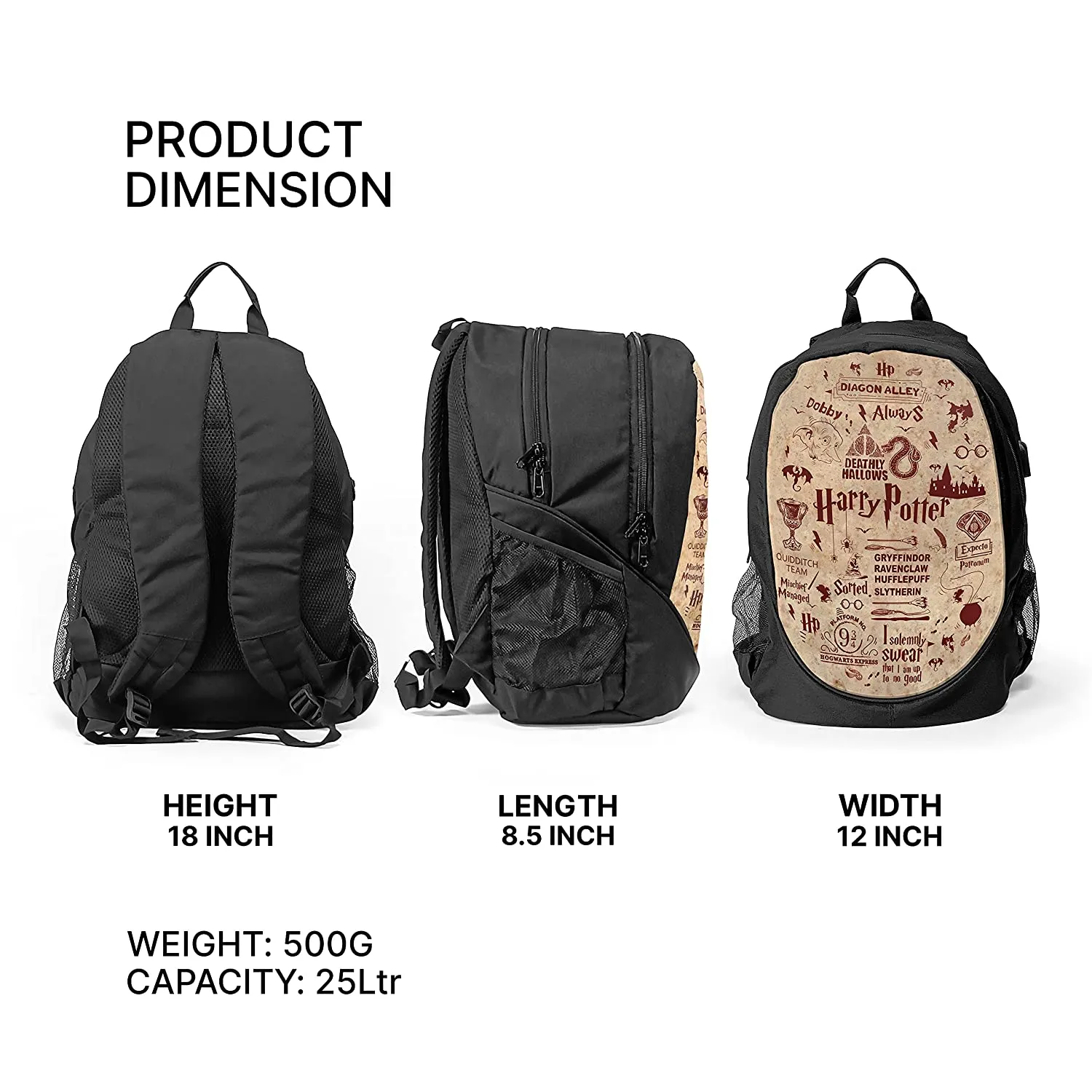 Harry Potter - Multicolor Design Backpacks